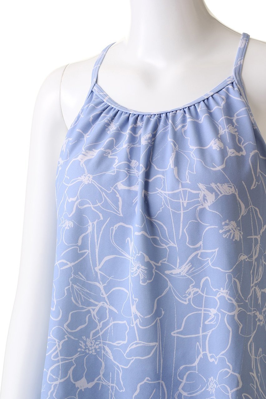 【レイール/Reir】の【San-ai Resort】Floral Brush3点セット 人気、トレンドファッション・服の通販 founy(ファニー) 　ファッション　Fashion　レディースファッション　Fashion for Women　トップス・カットソー　Cut & Sew Tops　キャミソール&ノースリーブ　Camisoles & Sleeveless Tops　シャツ・ブラウス・オフィスカジュアル　Elegant Blouses & Button-Ups　ロングTシャツ・Tシャツ　Longline T-Shirts & Tees　カットソー・ベーシックTシャツ　Cut-and-Sewn Tops / Stretch Tees & Basics　キャミソール　Camisole, Spaghetti Strap Top　ショーツ　Shorts, Short Pants　タンク　Tank Top, Sleeveless Top　フラワー　Flower, Floral　フレア　Flare, Flared　プリント　Print, Printed Pattern　ボトム　Bottoms, Lower Wear　other-5|ID: prp329100003696467 ipo3291000000031391306