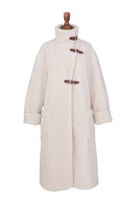 【デイジーリン/DAISY LIN】のCoat “Teddy Teddy Long” 人気、トレンドファッション・服の通販 founy(ファニー) ファッション Fashion レディースファッション WOMEN アウター Coat Outerwear コート Coats スタンド スマート モコモコ リアル ロング |ID:prp329100003696501