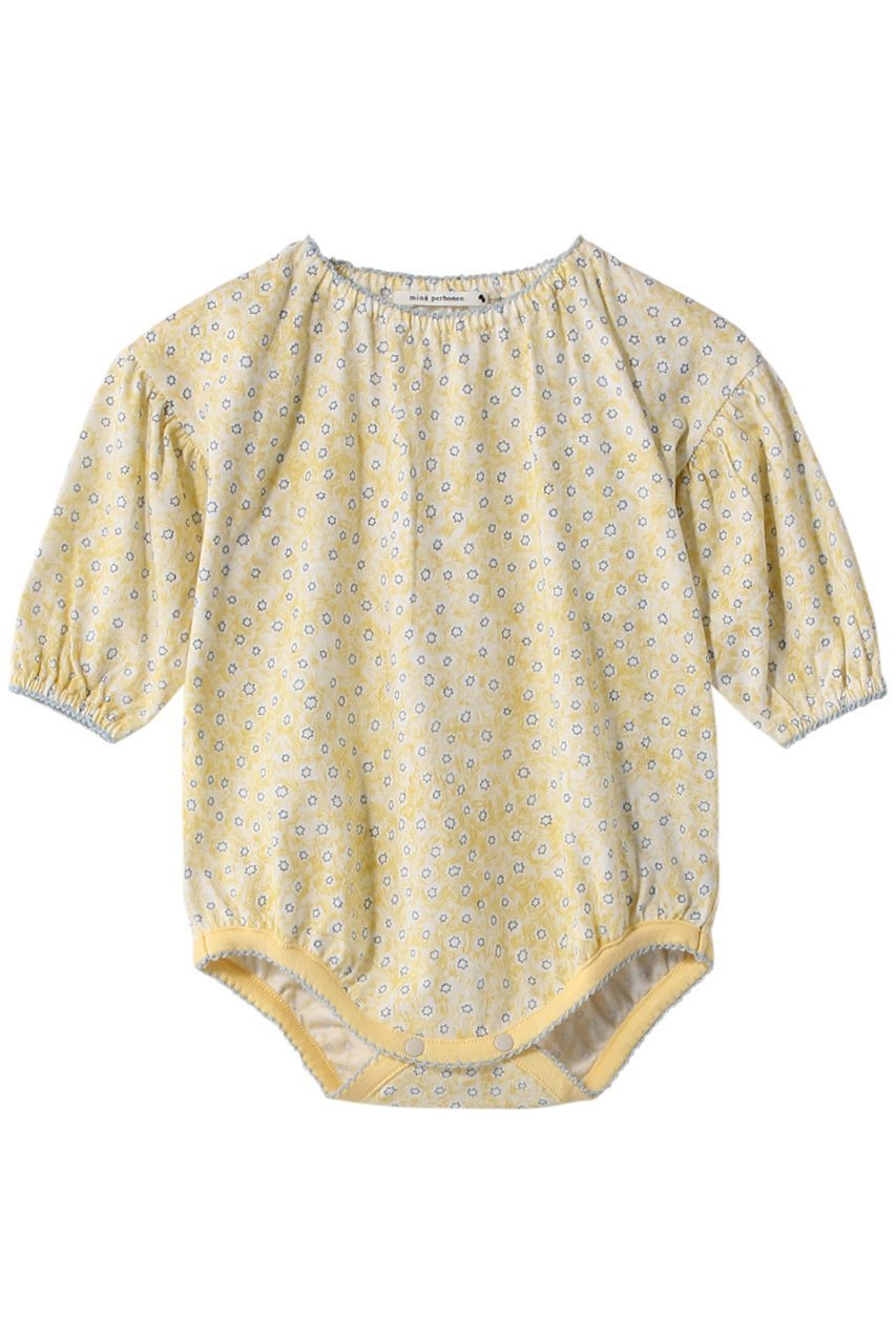 【ミナ ペルホネン/mina perhonen / KIDS】の【BABY】yume-hoshi トップス ライトブルー 80 インテリア・キッズ・メンズ・レディースファッション・服の通販 founy(ファニー) 　ファッション　Fashion　キッズファッション　Fashion for Kids　トップス・カットソー　Cut & Sew Tops　おすすめ　Recommended / Our Picks　ギフト プレゼント　Gift / Present　ギャザー　Gathered, Ruffled　ベビー　Baby, Babywear　レース　Lace, Lace Fabric　ロンパース　Romper, Jumpsuit　ライトイエロー|ID: prp329100003699082 ipo3291000000036236004