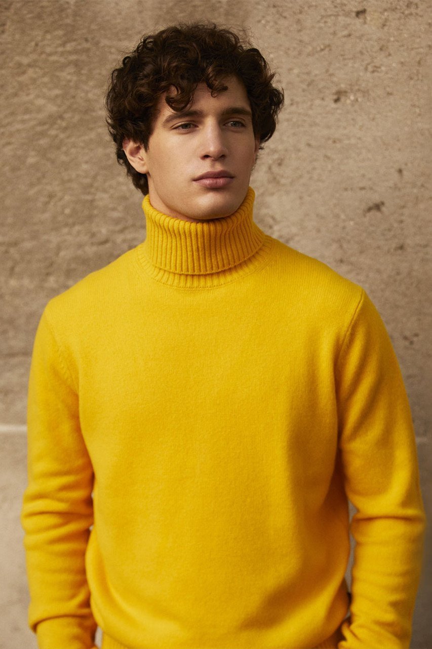 【エコアルフ/ECOALF / MEN】の【MEN】BRUN タートルニット / BRUN KNITTED JUMPER MAN インテリア・キッズ・メンズ・レディースファッション・服の通販 founy(ファニー) 　ファッション　Fashion　メンズファッション　MEN　トップス・カットソー　Tops/Tshirt/Men　ニット　Knit Tops　A/W・秋冬　Aw・Autumn/Winter・Fw・Fall-Winter　なめらか　Smooth　コレクション　Collection　タートル　Turtle　タートルネック　Turtleneck　イエロー|ID: prp329100003699119 ipo3291000000026970539