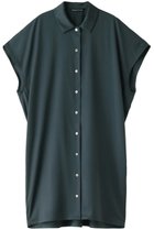 【ミズイロ インド/mizuiro ind】のshirt collar N/S OP ワンピース green|ID:prp329100003702180