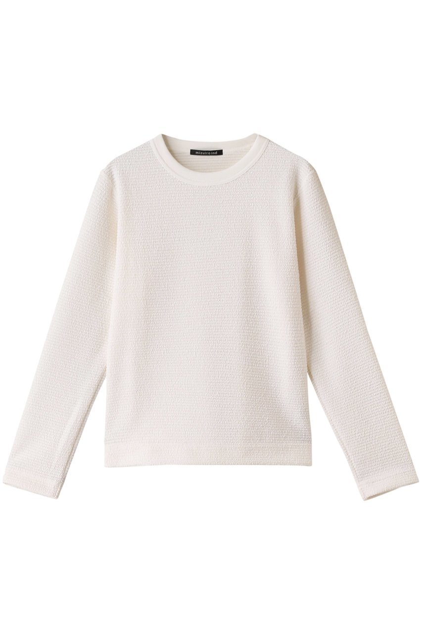 【ミズイロ インド/mizuiro ind】のloop yarn crew neck T Tシャツ 人気、トレンドファッション・服の通販 founy(ファニー) 　ファッション　Fashion　レディースファッション　WOMEN　トップス・カットソー　Tops/Tshirt　シャツ/ブラウス　Shirts/Blouses　ロング / Tシャツ　T-Shirts　カットソー　Cut and Sewn　なめらか　Smooth　インナー　Inner　シンプル　Simple　スリーブ　Sleeve　ボトム　Bottom　ロング　Long　 other-1|ID: prp329100003702181 ipo3291000000026949388