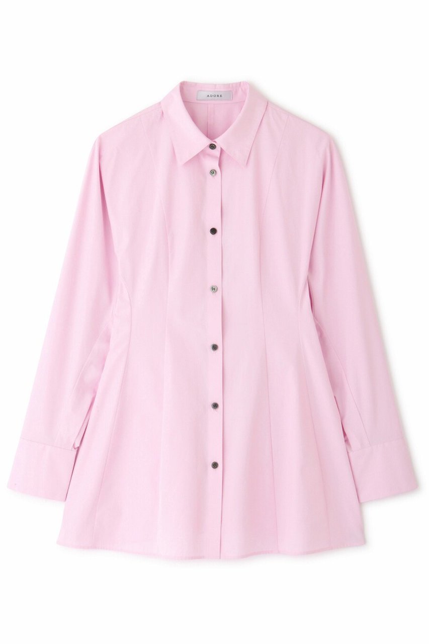 【アドーア/ADORE】のクリアコンパクトブラウス インテリア・キッズ・メンズ・レディースファッション・服の通販 founy(ファニー) 　ファッション　Fashion　レディースファッション　Ladies' Fashion Online　トップス・カットソー　Tops/Tshirt　シャツ/ブラウス　Shirts/Blouses　コンパクト　Compact　スリーブ　Sleeve　タイトスカート　Tight Skirt　フレア　Flare　ロング　Long　エレガント 上品　Elegant　再入荷　Restock/Back In Stock/Re Arrival　羽織　Haori　ピンク|ID: prp329100003703970 ipo3291000000032684227
