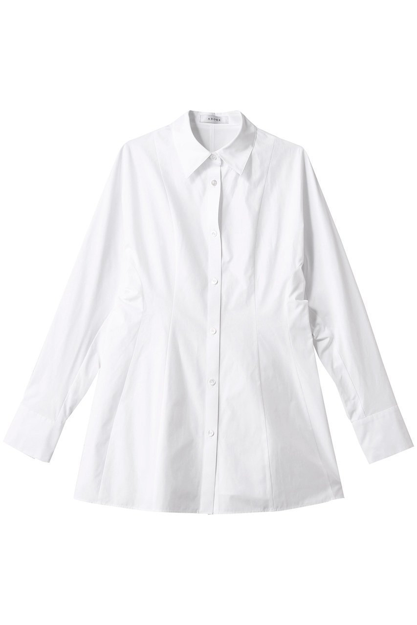 【アドーア/ADORE】のクリアコンパクトブラウス インテリア・キッズ・メンズ・レディースファッション・服の通販 founy(ファニー) 　ファッション　Fashion　レディースファッション　Ladies' Fashion Online　トップス・カットソー　Tops/Tshirt　シャツ/ブラウス　Shirts/Blouses　コンパクト　Compact　スリーブ　Sleeve　タイトスカート　Tight Skirt　フレア　Flare　ロング　Long　エレガント 上品　Elegant　再入荷　Restock/Back In Stock/Re Arrival　羽織　Haori　ホワイト|ID: prp329100003703970 ipo3291000000032684228
