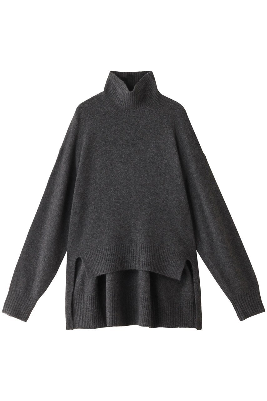 【ミディウミソリッド/MIDIUMISOLID】のhi-neck wide P/O プルオーバー インテリア・キッズ・メンズ・レディースファッション・服の通販 founy(ファニー) 　ファッション　Fashion　レディースファッション　WOMEN　トップス・カットソー　Tops/Tshirt　ニット　Knit Tops　プルオーバー　Pullover　シンプル　Simple　ハイネック　High Neck　NEW・新作・新着・新入荷　New Arrivals　gray|ID: prp329100003703981 ipo3291000000028723129