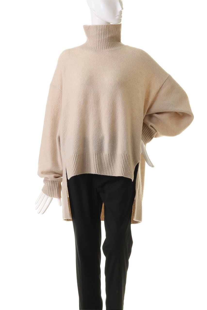 【ミディウミソリッド/MIDIUMISOLID】のhi-neck wide P/O プルオーバー 人気、トレンドファッション・服の通販 founy(ファニー) 　ファッション　Fashion　レディースファッション　WOMEN　トップス・カットソー　Tops/Tshirt　ニット　Knit Tops　プルオーバー　Pullover　シンプル　Simple　ハイネック　High Neck　other-2|ID: prp329100003703981 ipo3291000000031397155