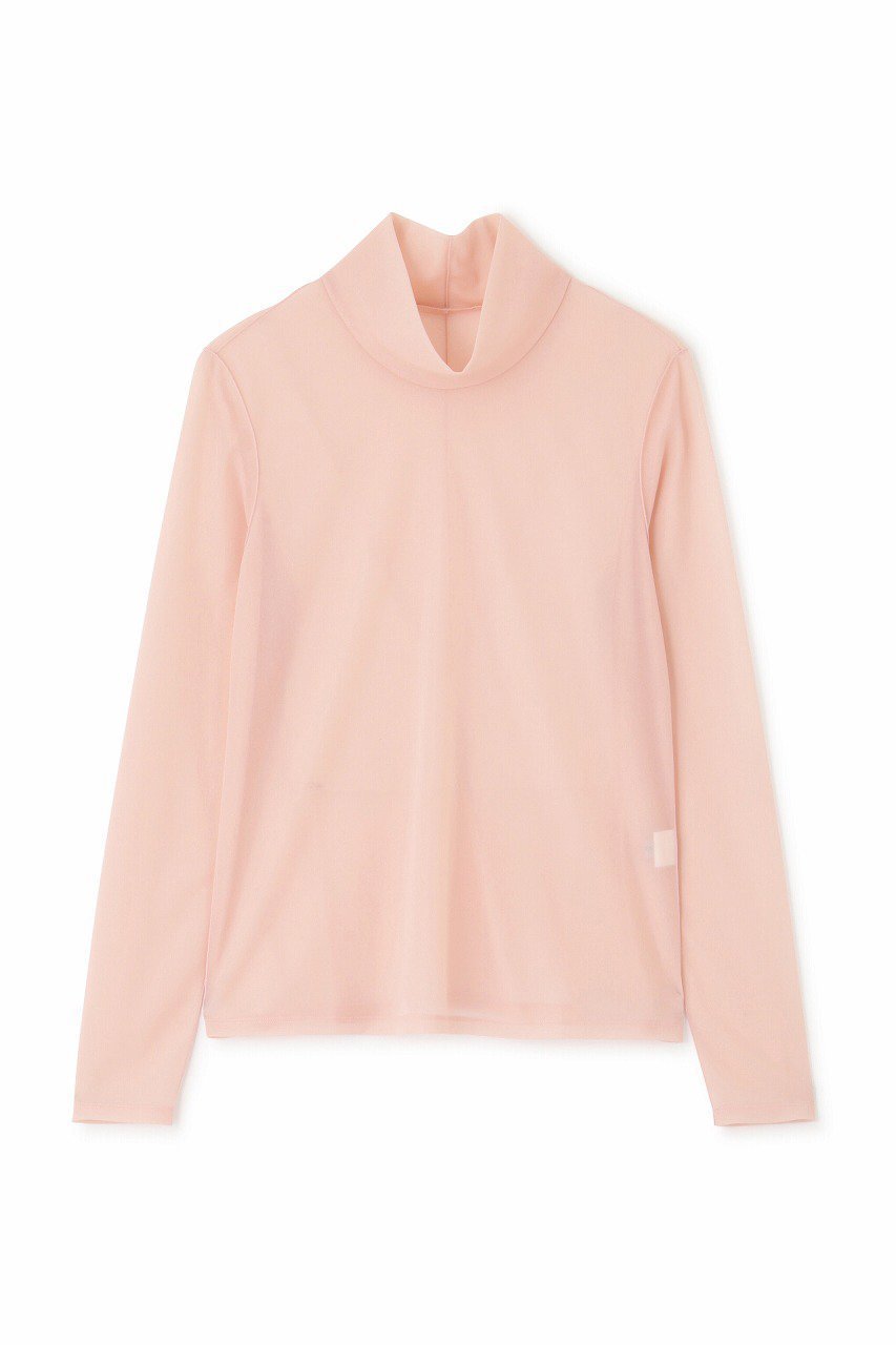 【アドーア/ADORE】のシアージャージーカットソー インテリア・キッズ・メンズ・レディースファッション・服の通販 founy(ファニー) 　ファッション　Fashion　レディースファッション　Fashion for Women　トップス・カットソー　Cut & Sew Tops　シャツ・ブラウス・オフィスカジュアル　Elegant Blouses & Button-Ups　ロングTシャツ・Tシャツ　Longline T-Shirts & Tees　カットソー・ベーシックTシャツ　Cut-and-Sewn Tops / Stretch Tees & Basics　シアー　Sheer, See-Through　スリーブ　Sleeve, Long Sleeve / Short Sleeve　ロング　Long, Long-Length　定番　Standard, Basic Item　ピンク|ID: prp329100003704000 ipo3291000000032892416