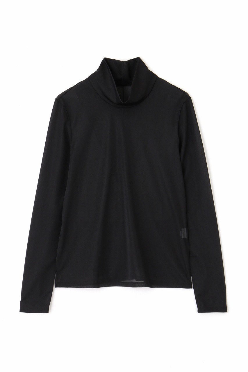 【アドーア/ADORE】のシアージャージーカットソー インテリア・キッズ・メンズ・レディースファッション・服の通販 founy(ファニー) ファッション Fashion レディースファッション Fashion for Women トップス・カットソー Cut & Sew Tops シャツ・ブラウス・オフィスカジュアル Elegant Blouses & Button-Ups ロングTシャツ・Tシャツ Longline T-Shirts & Tees カットソー・ベーシックTシャツ Cut-and-Sewn Tops / Stretch Tees & Basics シアー Sheer, See-Through スリーブ Sleeve, Long Sleeve / Short Sleeve ロング Long, Long-Length 定番 Standard, Basic Item ブラック|ID: prp329100003704000 ipo3291000000034989128