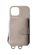 【デミュウ/DEMIU】のiPhoneSE ROND&カスタムハードケース Dカン付 ストラップ別売 チャコール|ID: prp329100003704022 ipo3291000000036121751