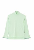 【アドーア/ADORE】のソフトストレッチニット 人気、トレンドファッション・服の通販 founy(ファニー) ファッション Fashion レディースファッション Fashion for Women トップス・カットソー Cut & Sew Tops ニット Knit Tops & Sweaters カジュアルプルオーバー・ニットトップス Pullovers & Knit Tops / Casual Pullovers インナー Innerwear カフス Cuff Design スタンド Stand Collar, Upright Stand thumbnail ライトグリーン|ID: prp329100003705978 ipo3291000000033715934