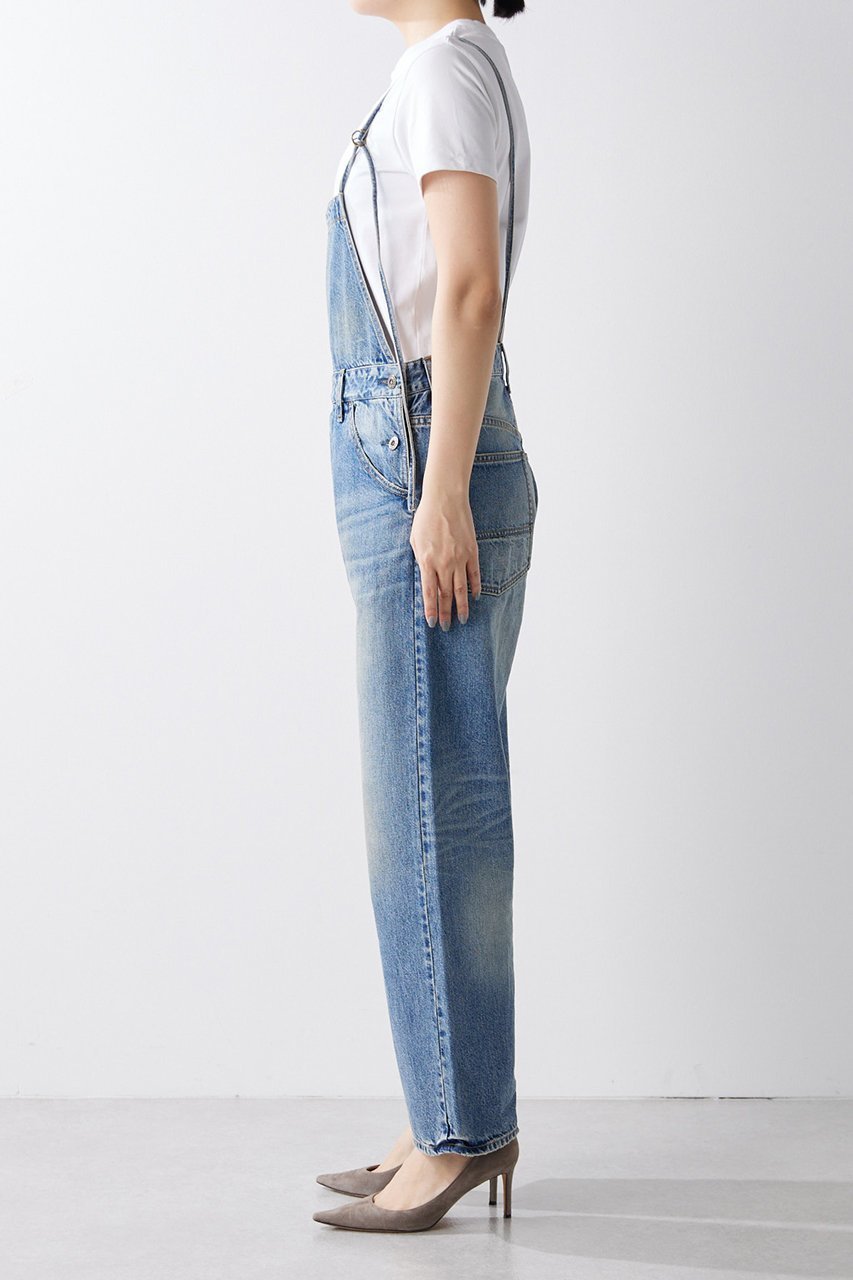 【ウィムガゼット/Whim Gazette】のデニムオールインワン2 人気、トレンドファッション・服の通販 founy(ファニー) 　ファッション　Fashion　レディースファッション　Fashion for Women　パンツ　Pants & Trousers　ストレート　Straight, Straight Cut　デニム　Denim, Jeans Material　パッチ　Patch, Appliqué　ヒョウ　Leopard, Animal Print　ユーズド　Used, Vintage-Look　再入荷　Restock / Back in Stock　other-8|ID: prp329100003706015 ipo3291000000035488159