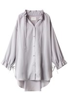 【ミディウミソリッド/MIDIUMISOLID】のspindle gathered blouse ブラウス l.gray|ID:prp329100003706978