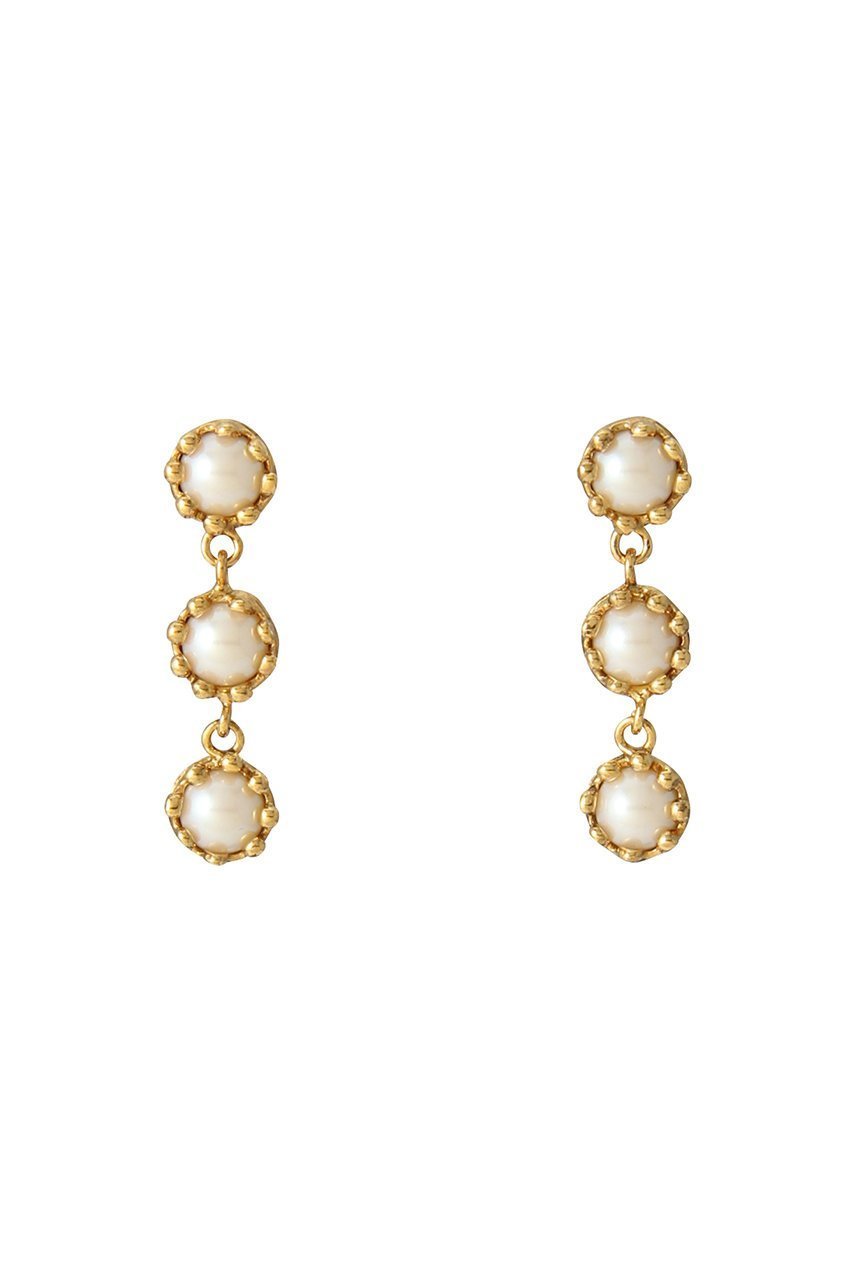 【アデル ビジュー/ADER bijoux】のCUTSTEEL flower cabochon ピアス 人気、トレンドファッション・服の通販 founy(ファニー) 　ファッション　Fashion　レディースファッション　Fashion for Women　ジュエリー　Jewelry　ファッションリング　Fashion Rings　イヤリング・フープ・ドロップタイプ　Hoop, Drop & Clip Earrings　イヤリング　Earrings　ネックレス　Necklace, Pendant Necklace　パール　Pearl, Pearl Accent　フランス　France, French　人気　Popular, Best Seller　定番　Standard, Basic Item　 other-1|ID: prp329100003707000 ipo3291000000035471206