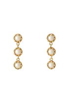 【アデル ビジュー/ADER bijoux】のCUTSTEEL flower cabochon ピアス ゴールド/パール|ID: prp329100003707000 ipo3291000000035471207