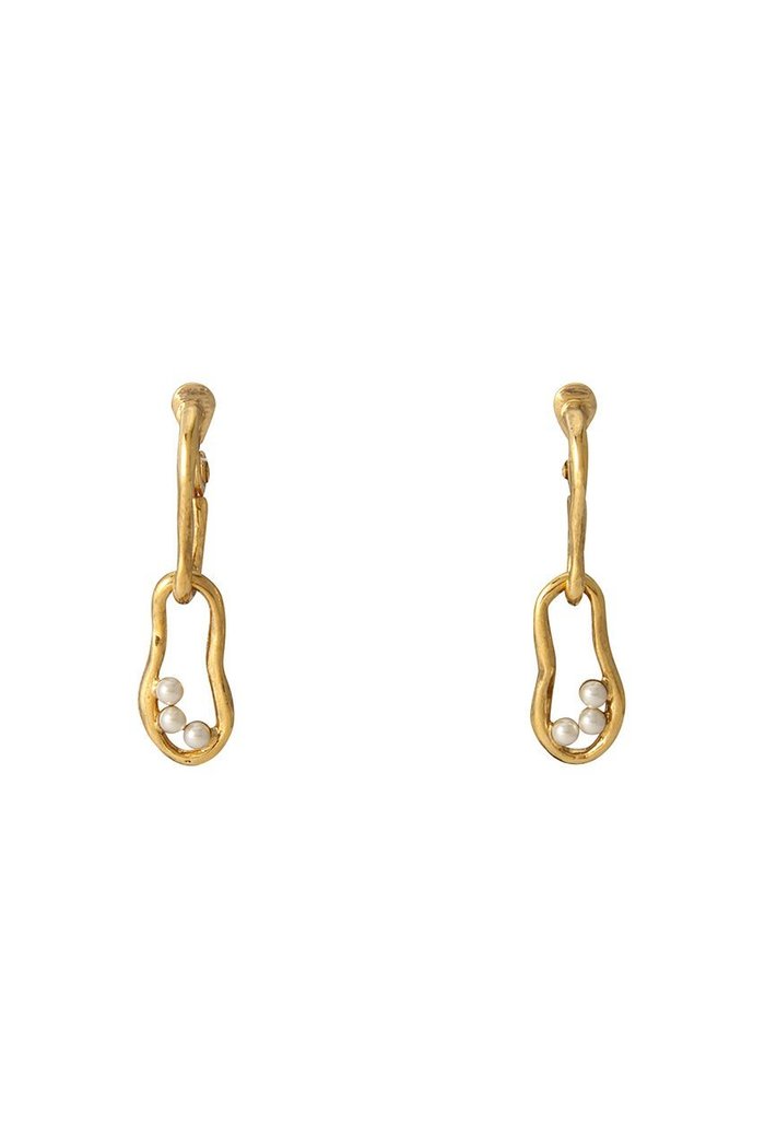 【アデル ビジュー/ADER bijoux】のNUAGE double hoop イヤリング インテリア・キッズ・メンズ・レディースファッション・服の通販 founy(ファニー) https://founy.com/ ファッション Fashion レディースファッション Fashion for Women ジュエリー Jewelry ファッションリング Fashion Rings イヤリング・フープ・ドロップタイプ Hoop, Drop & Clip Earrings イヤリング Earrings パール Pearl, Pearl Accent メタル Metal, Metal Parts 結婚式 Wedding |ID: prp329100003707004 ipo3291000000029863149