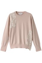 【ベイジ,/BEIGE,】のWILLOW(ウィロウ)/レースニット 人気、トレンドファッション・服の通販 founy(ファニー) ファッション Fashion レディースファッション Fashion for Women トップス・カットソー Cut & Sew Tops ニット Knit Tops & Sweaters カジュアルプルオーバー・ニットトップス Pullovers & Knit Tops / Casual Pullovers アシンメトリー Asymmetrical Style クラシカル Classical, Vintage-Inspired バランス Balance, Style Balance ファブリック Fabric, Textile レース Lace, Lace Fabric thumbnail Nude×Off White|ID: prp329100003708818 ipo3291000000032959996