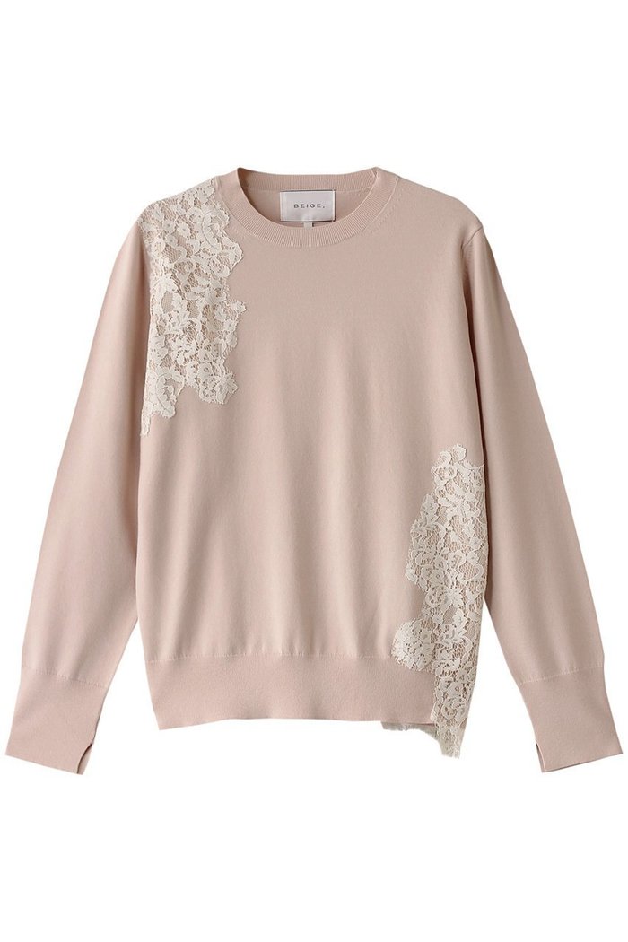 【ベイジ,/BEIGE,】のWILLOW(ウィロウ)/レースニット インテリア・キッズ・メンズ・レディースファッション・服の通販 founy(ファニー) https://founy.com/ ファッション Fashion レディースファッション Fashion for Women トップス・カットソー Cut & Sew Tops ニット Knit Tops & Sweaters カジュアルプルオーバー・ニットトップス Pullovers & Knit Tops / Casual Pullovers アシンメトリー Asymmetrical Style クラシカル Classical, Vintage-Inspired バランス Balance, Style Balance ファブリック Fabric, Textile レース Lace, Lace Fabric |ID: prp329100003708818 ipo3291000000036062645