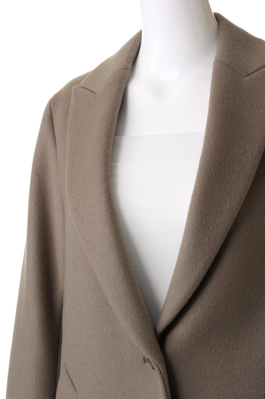 【ベイジ,/BEIGE,】のPASSY(パッシー)/ノーカラーロングコート 人気、トレンドファッション・服の通販 founy(ファニー) 　ファッション　Fashion　レディースファッション　Fashion for Women　アウター　Coat / Outerwear Collection　コート・ロングコート・ピーコート　Long Coats, Peacoats & More　ストレート　Straight, Straight Cut　ロング　Long, Long-Length　エレガント 上品　Elegant　定番　Standard, Basic Item　other-5|ID: prp329100003708822 ipo3291000000035959740