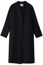 【ベイジ,/BEIGE,】のPASSY(パッシー)/ノーカラーロングコート Navy|ID: prp329100003708823 ipo3291000000035824284