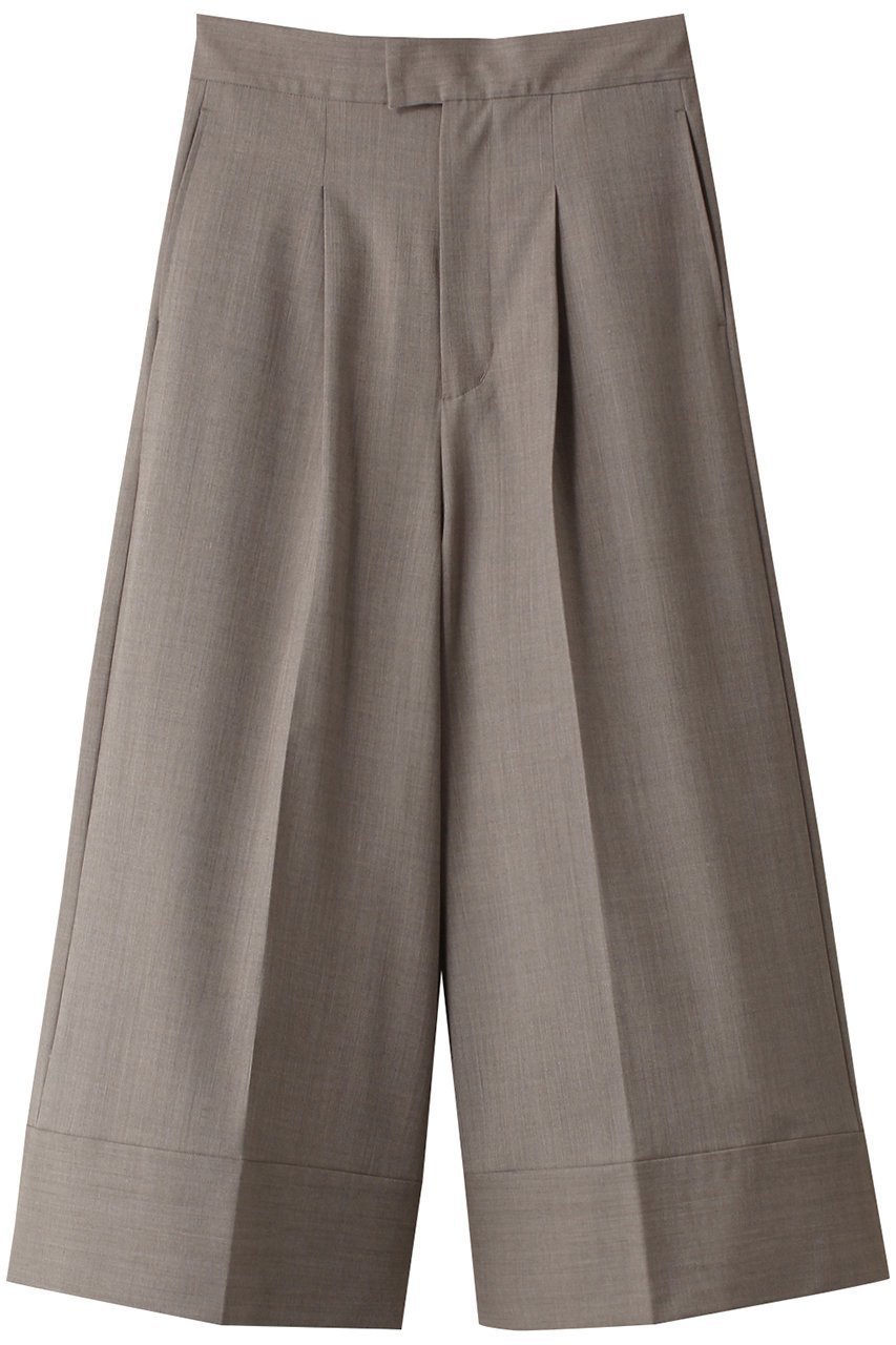 【ピアッカセッテ/ph7+】のタックワイドパンツ インテリア・キッズ・メンズ・レディースファッション・服の通販 founy(ファニー) ファッション Fashion レディースファッション Fashion for Women パンツ Pants & Trousers ショート Short, Short Length フィット Fit, Slim Fit ワイド Wide, Wide Fit 定番 Standard, Basic Item ライトグレー|ID: prp329100003708849 ipo3291000000032817404