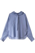 【ミズイロ インド/mizuiro ind】のgather hooded P/O shirt シャツ blue|ID: prp329100003708855 ipo3291000000029958186