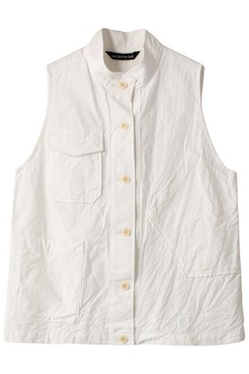 【ミズイロ インド/mizuiro ind】のstand collar work vest ベスト 人気、トレンドファッション・服の通販 founy(ファニー) ファッション Fashion レディースファッション WOMEN トップス・カットソー Tops/Tshirt ニット Knit Tops ベスト/ジレ Gilets/Vests プルオーバー Pullover シンプル Simple フラップ Flap ベスト Vest ポケット Pocket ランダム Random |ID:prp329100003708856