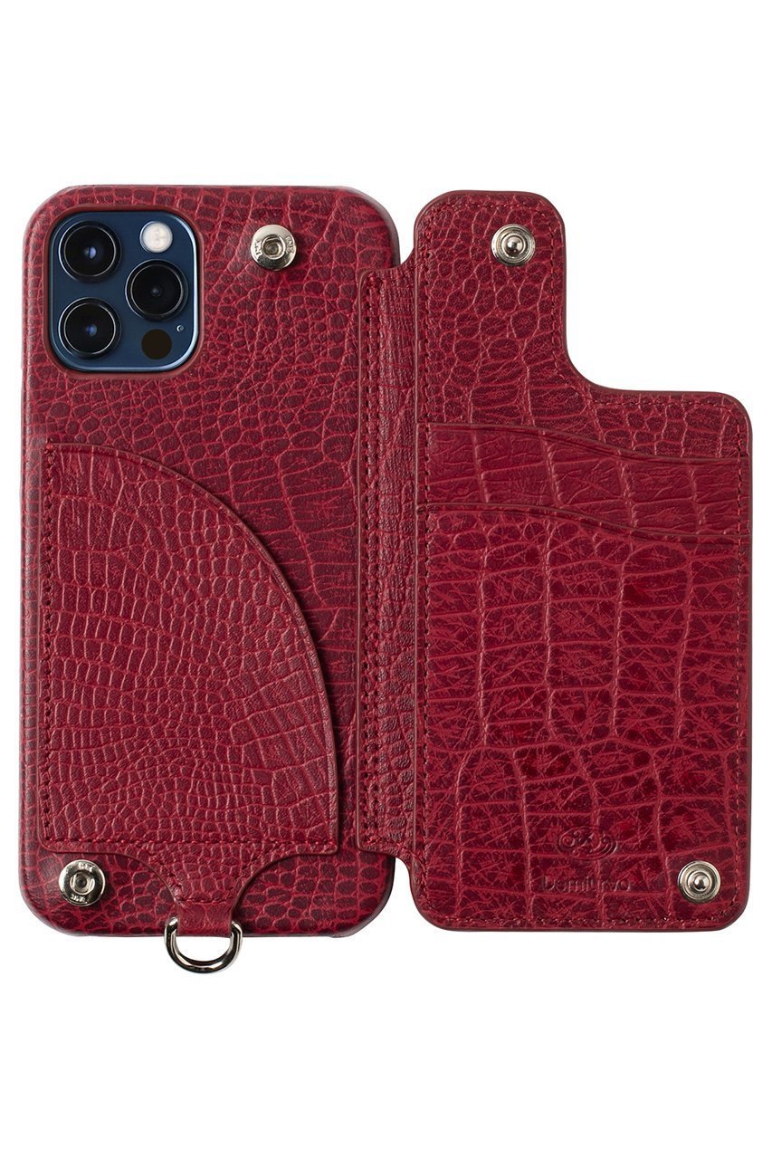 【デミュウ/DEMIU】のiPhone12 POCHE FLAT Croco 背面収納スマホケース ストラップ別売 人気、トレンドファッション・服の通販 founy(ファニー) 　ファッション　Fashion　レディースファッション　Fashion for Women　ショルダー　Shoulder, Shoulder Strap　スリット　Slit, Slit Detail　デニム　Denim, Jeans Material　フランス　France, French　ポケット　Pocket, Pocket Detail　マグネット　Magnet, Magnetic Closure　ユニセックス　Unisex, Genderless　ラップ　Wrap, Wrap Design　おすすめ　Recommended / Our Picks　スマホケース　Smartphone Case　iPhone アイフォーン　iPhone　other-2|ID: prp329100003710192 ipo3291000000035508242
