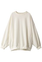 【ミディウミソリッド/MIDIUMISOLID】のwide sweat P/O プルオーバー off white|ID: prp329100003711248 ipo3291000000026949307