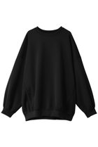 【ミディウミソリッド/MIDIUMISOLID】のwide sweat P/O プルオーバー black|ID: prp329100003711248 ipo3291000000026949309