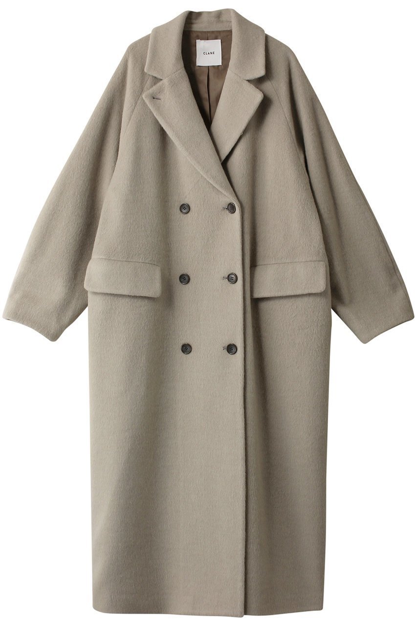 【クラネ/CLANE】のDOUBLE WOOL LONG COAT/コート インテリア・キッズ・メンズ・レディースファッション・服の通販 founy(ファニー) 　ファッション　Fashion　レディースファッション　Fashion for Women　アウター　Coat / Outerwear Collection　コート・ロングコート・ピーコート　Long Coats, Peacoats & More　ロング　Long, Long-Length　エレガント 上品　Elegant　人気　Popular, Best Seller　定番　Standard, Basic Item　MINT|ID: prp329100003711797 ipo3291000000035959746