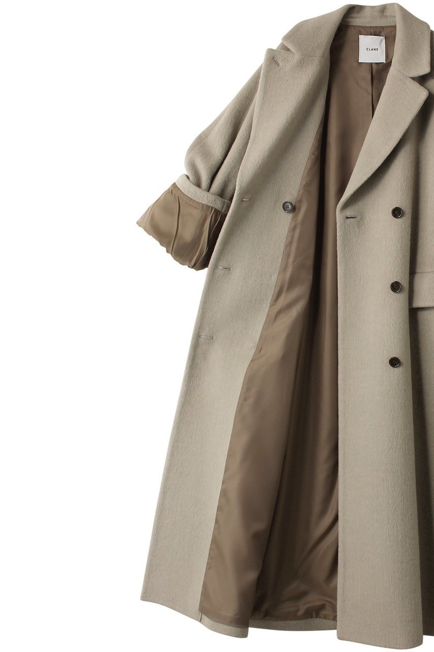 【クラネ/CLANE】のDOUBLE WOOL LONG COAT/コート 人気、トレンドファッション・服の通販 founy(ファニー) 　ファッション　Fashion　レディースファッション　Fashion for Women　アウター　Coat / Outerwear Collection　コート・ロングコート・ピーコート　Long Coats, Peacoats & More　ロング　Long, Long-Length　エレガント 上品　Elegant　人気　Popular, Best Seller　定番　Standard, Basic Item　other-6|ID: prp329100003711797 ipo3291000000035959752