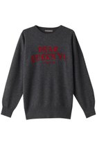 【エリオポール/heliopole】のINTASIA LOGO KNIT(queen vi) 人気、トレンドファッション・服の通販 founy(ファニー) ファッション Fashion レディースファッション WOMEN トップス・カットソー Tops/Tshirt ニット Knit Tops プルオーバー Pullover ボトム thumbnail グレー|ID: prp329100003712700 ipo3291000000024452674