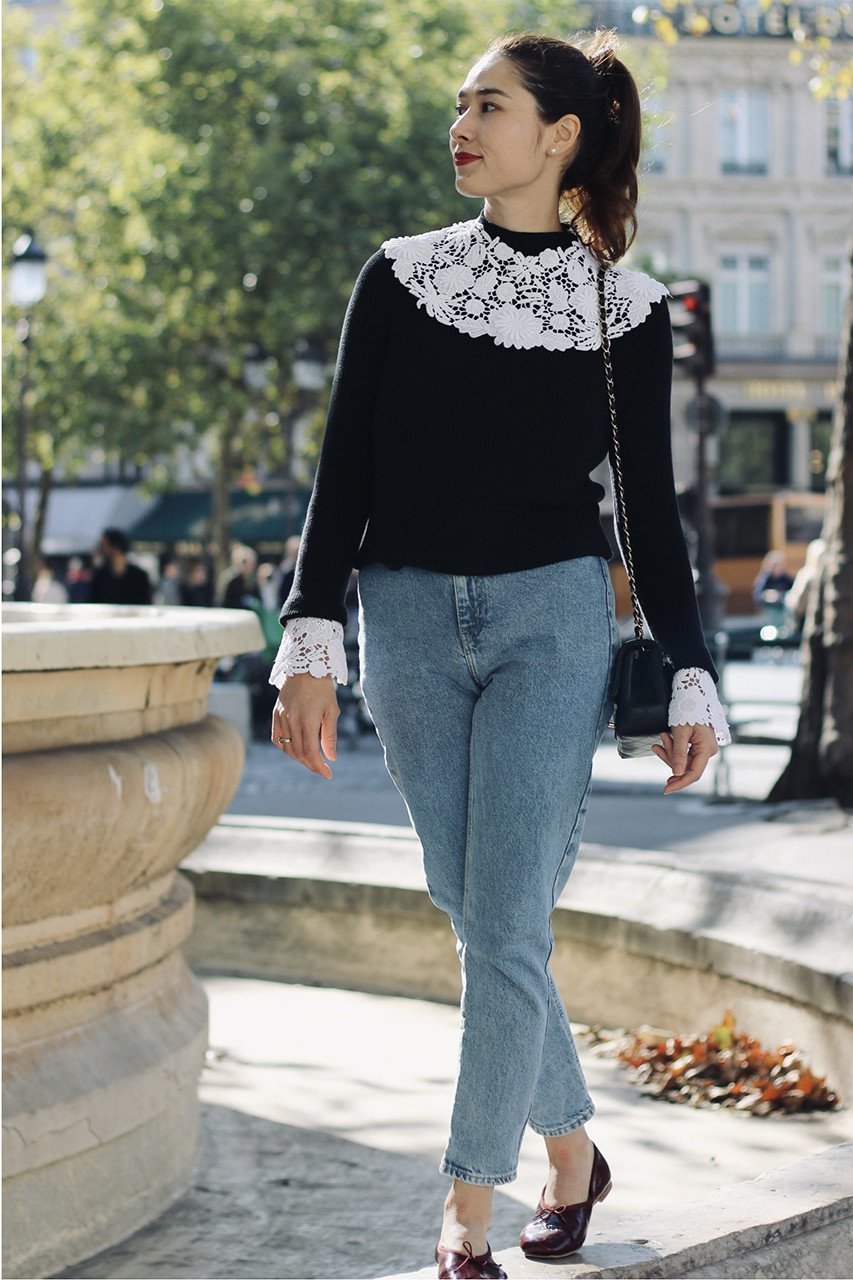 【アロー/aLORS】のPull a dentelle Alex ニット 人気、トレンドファッション・服の通販 founy(ファニー) 　ファッション　Fashion　レディースファッション　WOMEN　トップス・カットソー　Tops/Tshirt　ニット　Knit Tops　プルオーバー　Pullover　カフス　Cuffs　コンパクト　Compact　ミラノ　Milan　レース　Race　other-7|ID: prp329100003712724 ipo3291000000031390576