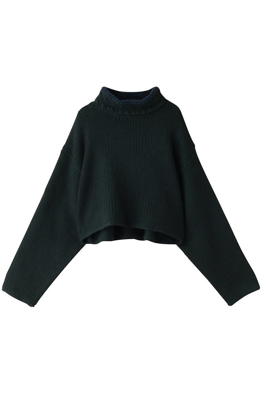 【リムアーク/RIM.ARK】のHoliday knit tops/ニット インテリア・キッズ・メンズ・レディースファッション・服の通販 founy(ファニー) 　ファッション　Fashion　レディースファッション　WOMEN　トップス・カットソー　Tops/Tshirt　ニット　Knit Tops　プルオーバー　Pullover　コンパクト　Compact　ショート　Short　バランス　Balance　ロング　Long　ダークグリーン|ID: prp329100003712732 ipo3291000000028260218