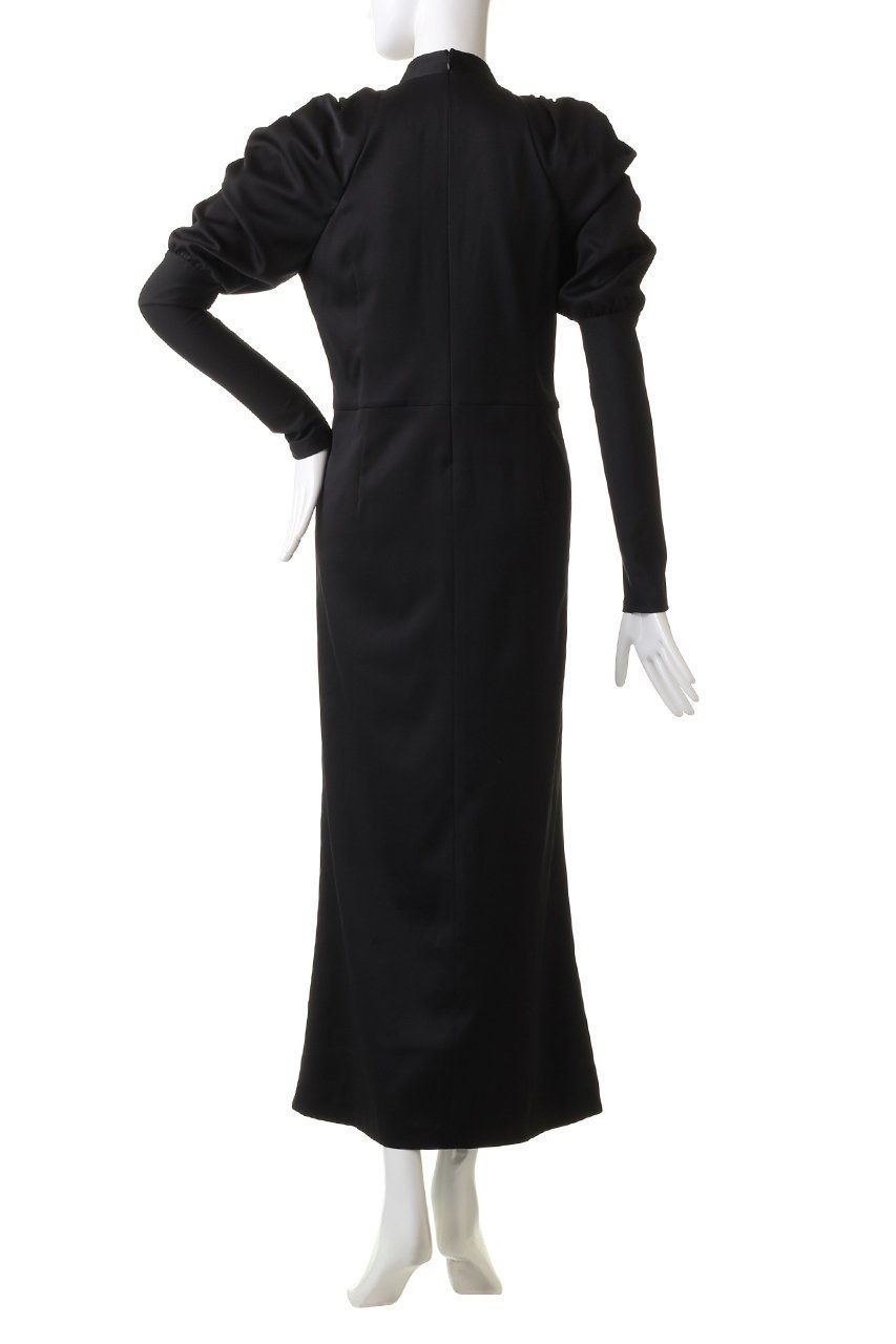 【リムアーク/RIM.ARK】のShoulder volume Iline dress/ドレス・ワンピース 人気、トレンドファッション・服の通販 founy(ファニー) 　ファッション　Fashion　レディースファッション　Fashion for Women　ワンピース　Dresses　フォーマル・パーティードレス・結婚式用ドレス　Elegant & Casual Dresses　チュニック　Tunic Tops & Dresses　オケージョン　Occasion Wear　ギャザー　Gathered, Ruffled　ストレッチ　Stretch, Stretchy Fabric　チュニック　Tunic, Long Top　ドレス　Dress, One-Piece　パウダー　Powder, Soft Tone　ロング　Long, Long-Length　other-4|ID: prp329100003712737 ipo3291000000035365882