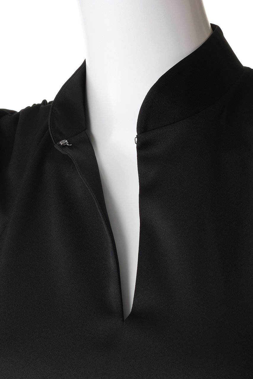 【リムアーク/RIM.ARK】のShoulder volume Iline dress/ドレス・ワンピース 人気、トレンドファッション・服の通販 founy(ファニー) 　ファッション　Fashion　レディースファッション　Fashion for Women　ワンピース　Dresses　フォーマル・パーティードレス・結婚式用ドレス　Elegant & Casual Dresses　チュニック　Tunic Tops & Dresses　オケージョン　Occasion Wear　ギャザー　Gathered, Ruffled　ストレッチ　Stretch, Stretchy Fabric　チュニック　Tunic, Long Top　ドレス　Dress, One-Piece　パウダー　Powder, Soft Tone　ロング　Long, Long-Length　other-6|ID: prp329100003712737 ipo3291000000035365884