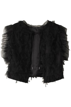 【リムアーク/RIM.ARK】 Tulle mini vest/ベスト人気、トレンドファッション・服の通販 founy(ファニー) ファッション Fashion レディースファッション Fashion for Women アウター Coat / Outerwear Collection トップス・カットソー Cut & Sew Tops キャミソール&ノースリーブ Camisoles & Sleeveless Tops シャツ・ブラウス・オフィスカジュアル Elegant Blouses & Button-Ups ベスト&ジレ / 重ね着スタイル Vests & Gilets チュール Tulip, Tulip Motif ノースリーブ Sleeveless, No-Sleeve ベスト Vest, Waistcoat |ID:prp329100003712742