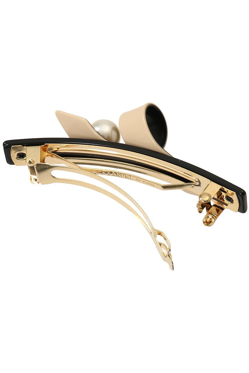 【アレクサンドル ドゥ パリ/ALEXANDRE DE PARIS】のバレッタ (8 cm) 人気、トレンドファッション・服の通販 founy(ファニー) 　ファッション　Fashion　レディースファッション　Fashion for Women　シュシュ&ヘアアクセ/ヘアアレンジ　Scrunchies & Hair Accessories　アクセサリー　Fashion Accessories　バレッタ　Barrette, Hair Clip　パール　Pearl, Pearl Accent　フィット　Fit, Slim Fit　ベーシック　Basic, Essential　リボン　Ribbon, Bow　エレガント 上品　Elegant　other-3|ID: prp329100003712745 ipo3291000000035400737