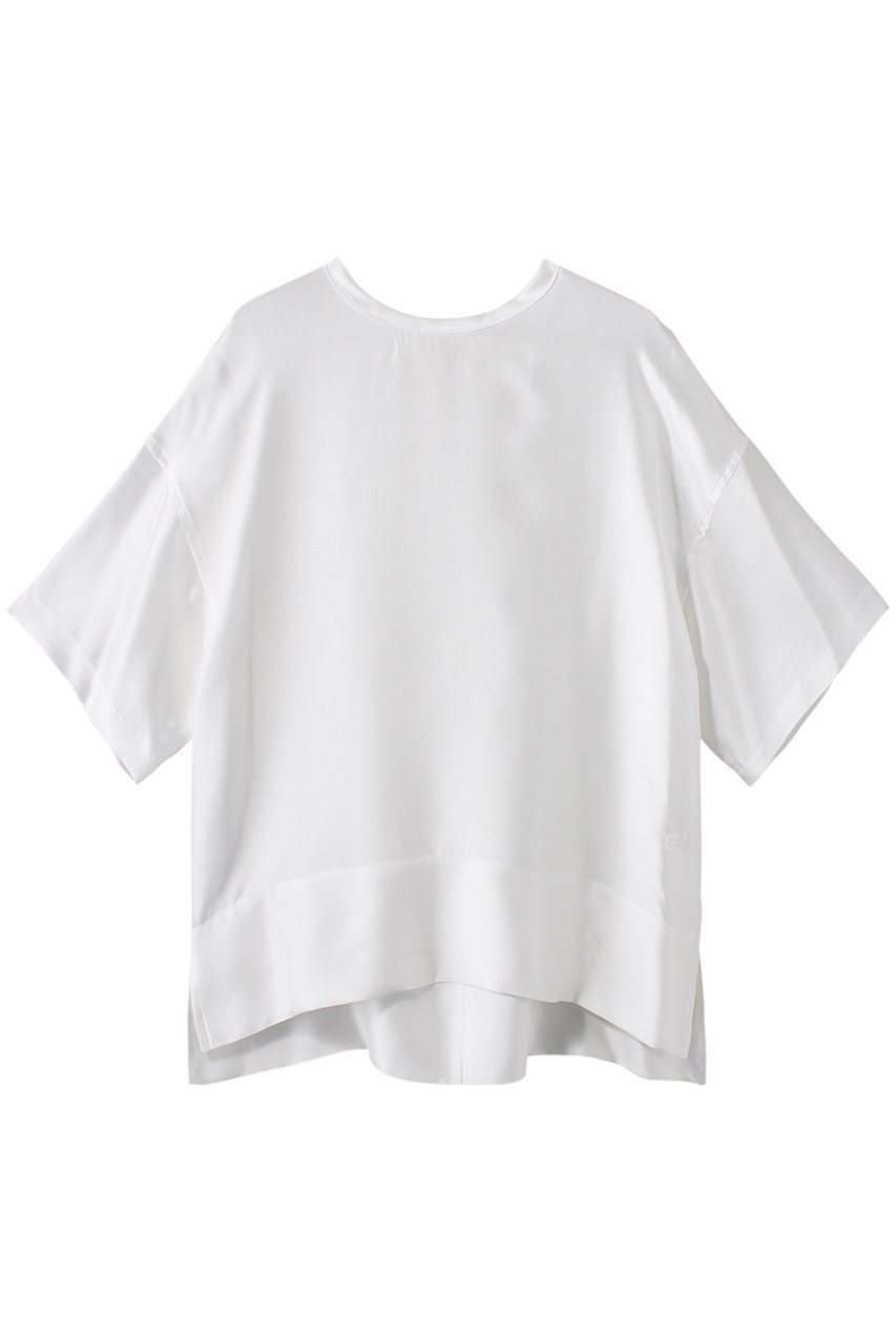 【ブラミンク/BLAMINK】の【BLMK】シルク インティメイト ショートブラウス 人気、トレンドファッション・服の通販 founy(ファニー) 　ファッション　Fashion　レディースファッション　Fashion for Women　トップス・カットソー　Cut & Sew Tops　シャツ・ブラウス・オフィスカジュアル　Elegant Blouses & Button-Ups　ショート　Short, Short Length　シルク　Silk, 100% Silk　スリーブ　Sleeve, Long Sleeve / Short Sleeve　ボトム　Bottoms, Lower Wear　定番　Standard, Basic Item　 other-1|ID: prp329100003713692 ipo3291000000032855817