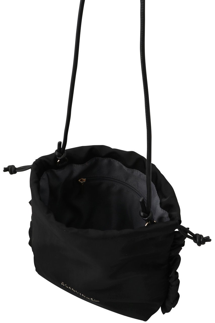 【ランバン オン ブルー/LANVIN en Bleu】のプティフリルショルダーバッグ 人気、トレンドファッション・服の通販 founy(ファニー) 　ファッション　Fashion　レディースファッション　Fashion for Women　バッグ　Bags　ショルダー　Shoulder, Shoulder Strap　タフタ　Taffeta, Structured Fabric　フリル　Frill, Ruffle　メタル　Metal, Metal Parts　人気　Popular, Best Seller　巾着　Drawstring Bag, Kinchaku　other-5|ID: prp329100003714287 ipo3291000000035779179