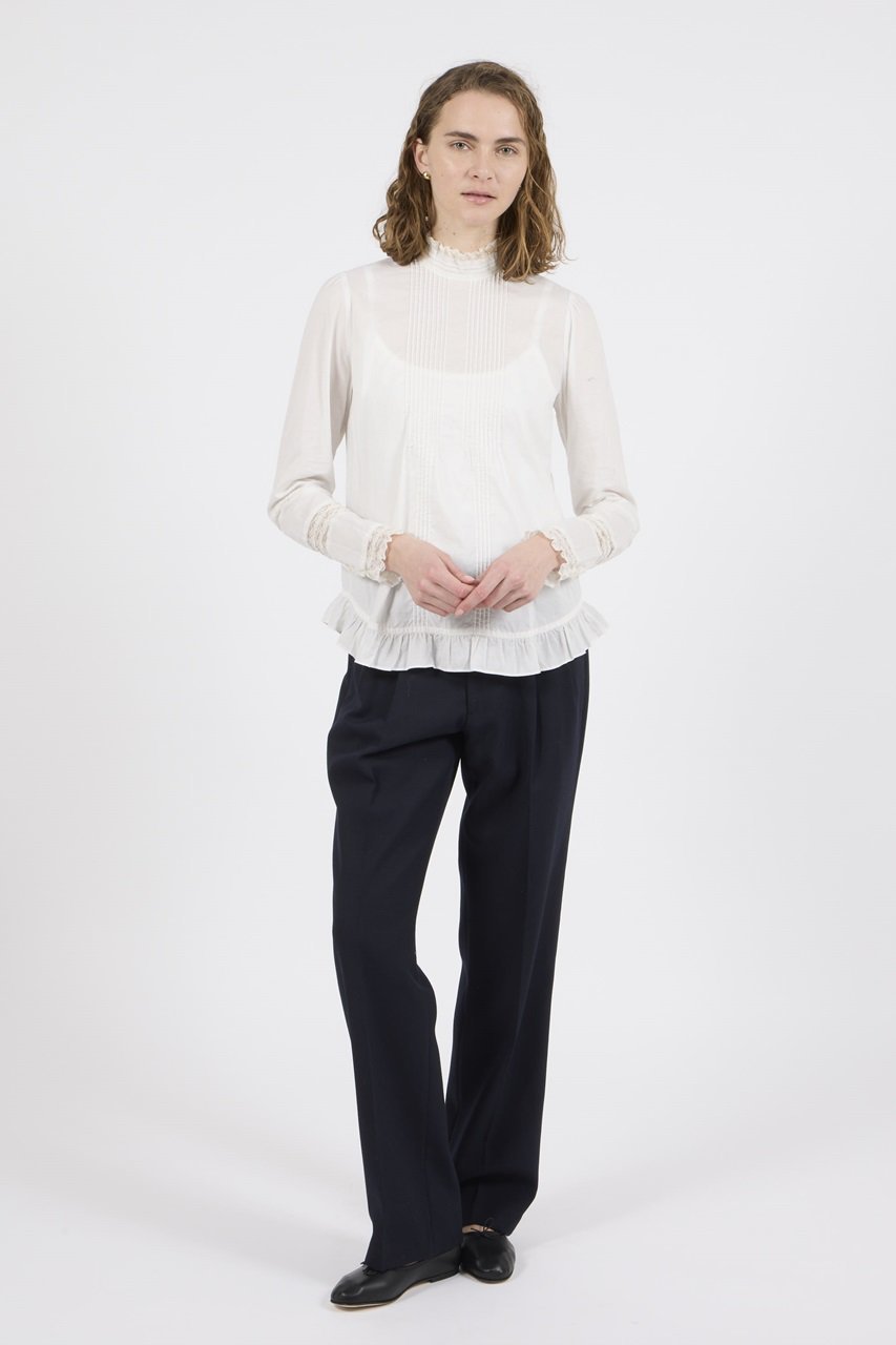【コルピエロ/Col Pierrot】のフランス製レースブラウス 人気、トレンドファッション・服の通販 founy(ファニー) 　ファッション　Fashion　レディースファッション　Fashion for Women　トップス・カットソー　Cut & Sew Tops　シャツ・ブラウス・オフィスカジュアル　Elegant Blouses & Button-Ups　ジャケット　Jacket, Outerwear　スリーブ　Sleeve, Long Sleeve / Short Sleeve　フランス　France, French　レース　Lace, Lace Fabric　ロング　Long, Long-Length　エレガント 上品　Elegant　春　Spring　秋　Autumn　other-6|ID: prp329100003714308 ipo3291000000032869719