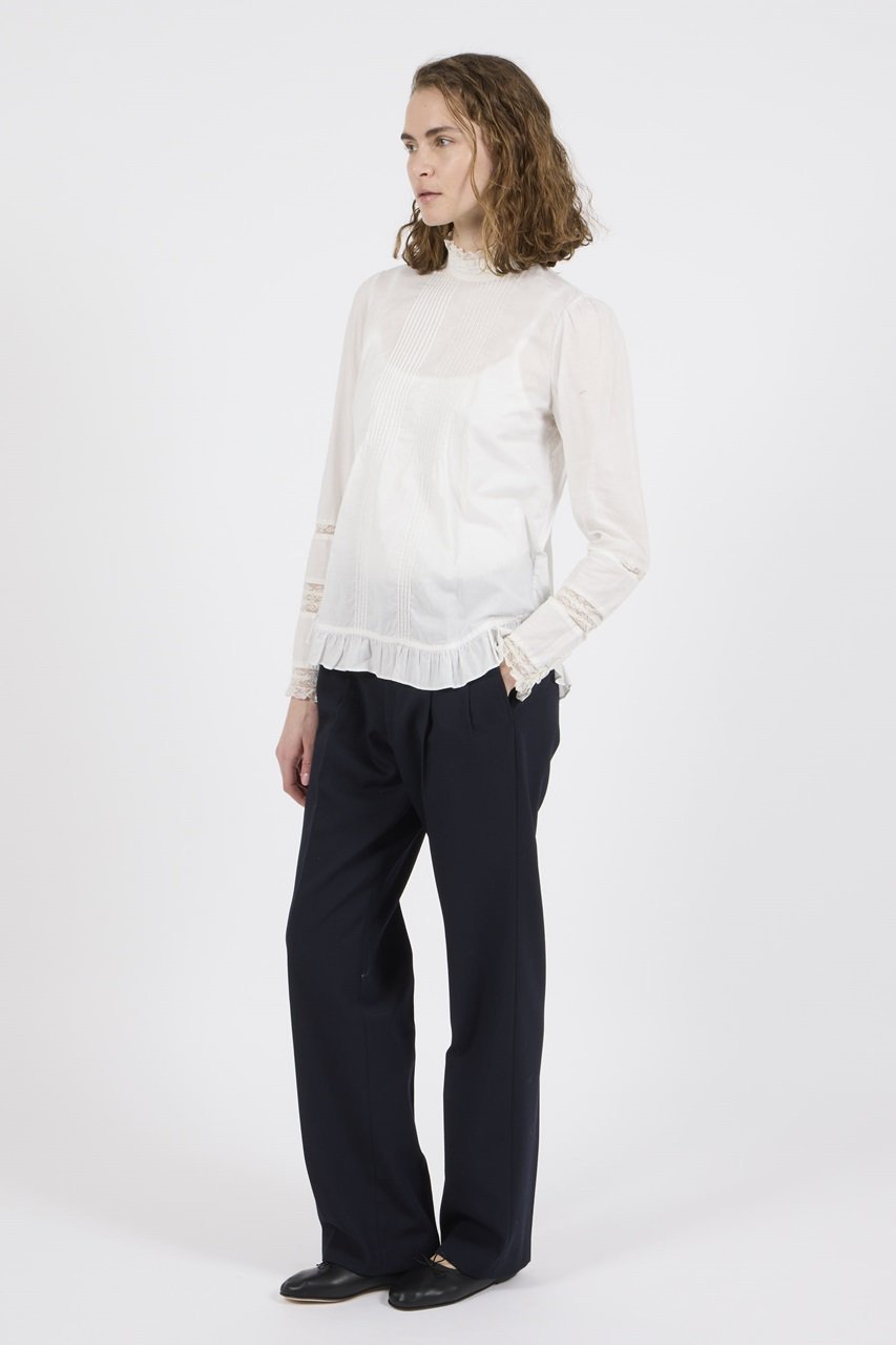 【コルピエロ/Col Pierrot】のフランス製レースブラウス 人気、トレンドファッション・服の通販 founy(ファニー) 　ファッション　Fashion　レディースファッション　Fashion for Women　トップス・カットソー　Cut & Sew Tops　シャツ・ブラウス・オフィスカジュアル　Elegant Blouses & Button-Ups　ジャケット　Jacket, Outerwear　スリーブ　Sleeve, Long Sleeve / Short Sleeve　フランス　France, French　レース　Lace, Lace Fabric　ロング　Long, Long-Length　エレガント 上品　Elegant　春　Spring　秋　Autumn　other-7|ID: prp329100003714308 ipo3291000000032869725