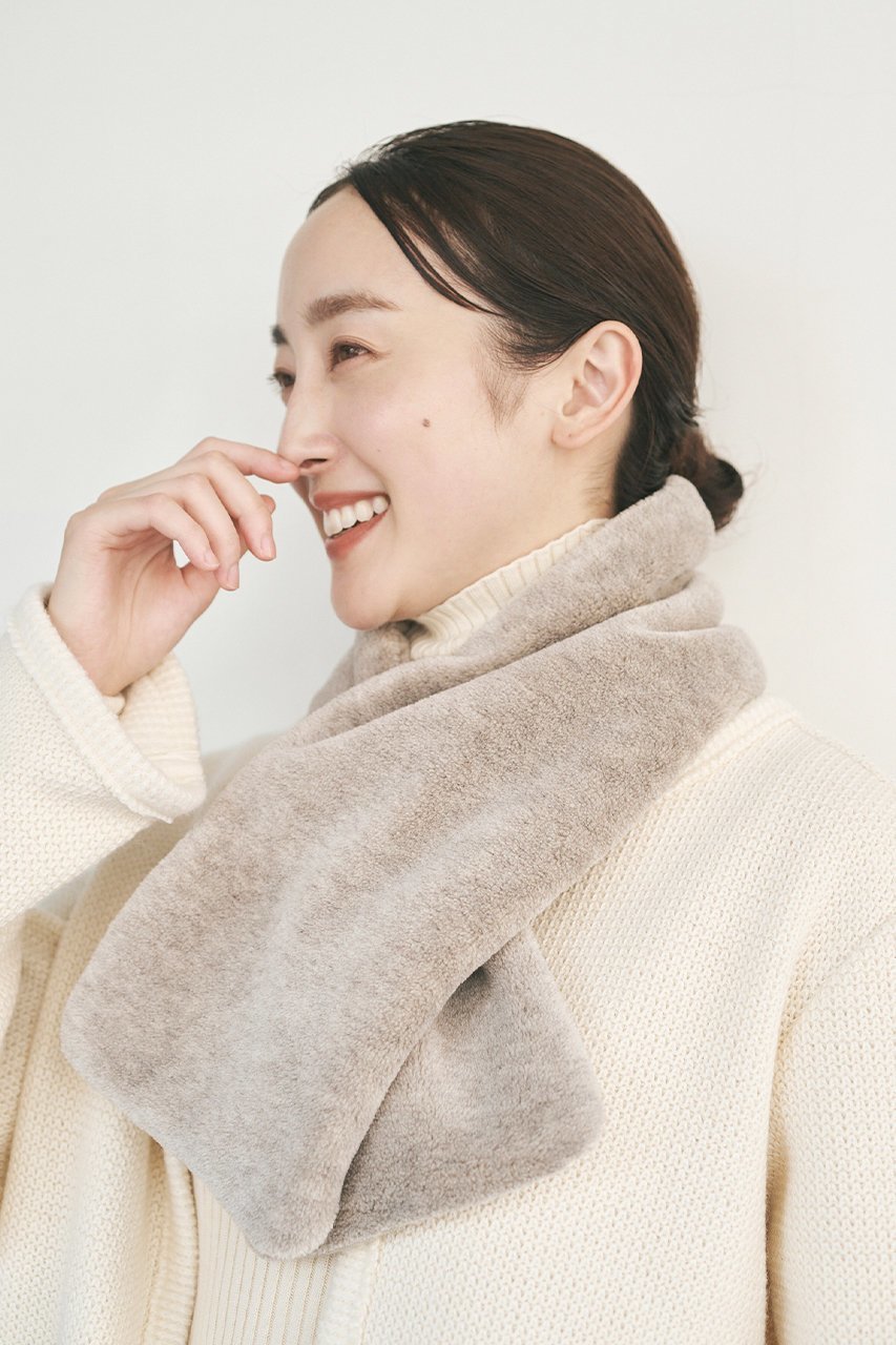 【プリスティン/PRISTINE】のヤクフェイクファーマフラー 人気、トレンドファッション・服の通販 founy(ファニー) 　ファッション　Fashion　レディースファッション　WOMEN　ストール　Scarves　マフラー　Mufflers　コンパクト　Compact　ストール　Stall　フェイクファー　Faux Fur　マフラー　Scarf　リバーシブル　Reversible　other-6|ID: prp329100003714315 ipo3291000000031390465