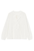 【アナイ/ANAYI】のバックサテンリボンラッフルブラウス ホワイト|ID: prp329100003715019 ipo3291000000032924113