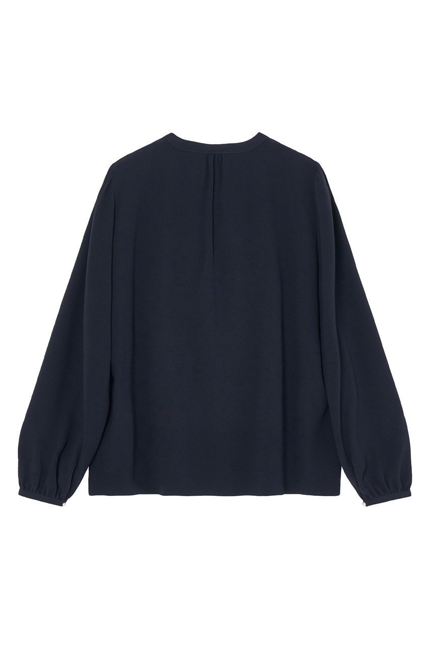 【アナイ/ANAYI】のバックサテンリボンラッフルブラウス 人気、トレンドファッション・服の通販 founy(ファニー) 　ファッション　Fashion　レディースファッション　Fashion for Women　トップス・カットソー　Cut & Sew Tops　シャツ・ブラウス・オフィスカジュアル　Elegant Blouses & Button-Ups　バッグ　Bags　おすすめ　Recommended / Our Picks　エレガント 上品　Elegant　サテン　Satin, Glossy Fabric　ジャケット　Jacket, Outerwear　スリーブ　Sleeve, Long Sleeve / Short Sleeve　フロント　Front, Front Design　ボトム　Bottoms, Lower Wear　ロング　Long, Long-Length　other-2|ID: prp329100003715019 ipo3291000000032924158