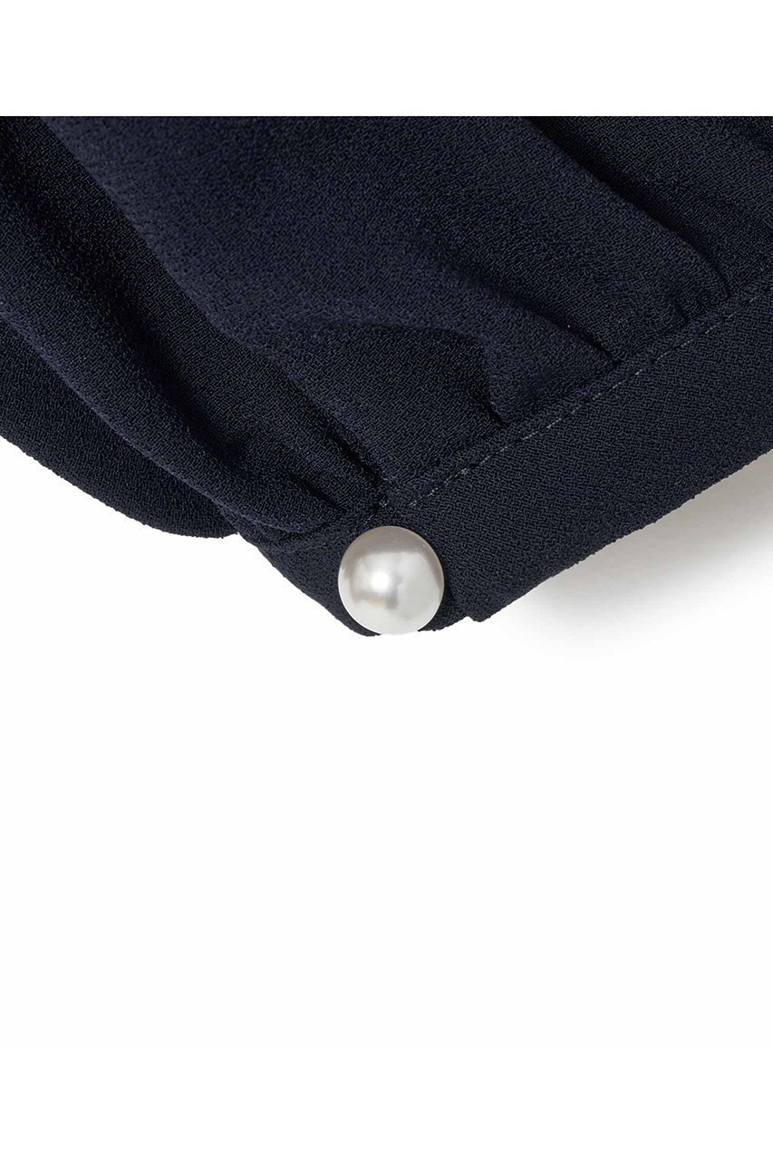 【アナイ/ANAYI】のバックサテンリボンラッフルブラウス 人気、トレンドファッション・服の通販 founy(ファニー) 　ファッション　Fashion　レディースファッション　Fashion for Women　トップス・カットソー　Cut & Sew Tops　シャツ・ブラウス・オフィスカジュアル　Elegant Blouses & Button-Ups　バッグ　Bags　おすすめ　Recommended / Our Picks　エレガント 上品　Elegant　サテン　Satin, Glossy Fabric　ジャケット　Jacket, Outerwear　スリーブ　Sleeve, Long Sleeve / Short Sleeve　フロント　Front, Front Design　ボトム　Bottoms, Lower Wear　ロング　Long, Long-Length　other-3|ID: prp329100003715019 ipo3291000000032924166