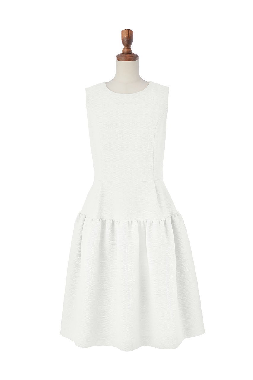 【デイジーリン/DAISY LIN】のDress “Lady Tweed” インテリア・キッズ・メンズ・レディースファッション・服の通販 founy(ファニー) 　ファッション　Fashion　レディースファッション　Fashion for Women　ワンピース　Dresses　フォーマル・パーティードレス・結婚式用ドレス　Elegant & Casual Dresses　チュニック　Tunic Tops & Dresses　カーディガン　Cardigan, Knitwear　ストレッチ　Stretch, Stretchy Fabric　セレモニー　Ceremony　チュニック　Tunic, Long Top　ツイード　Twill, Twill Weave　ドレス　Dress, One-Piece　フィット　Fit, Slim Fit　フォーマル　Formal, Dressy　フレア　Flare, Flared　入学式　Entrance Ceremony　ホワイト|ID: prp329100003715045 ipo3291000000032916673