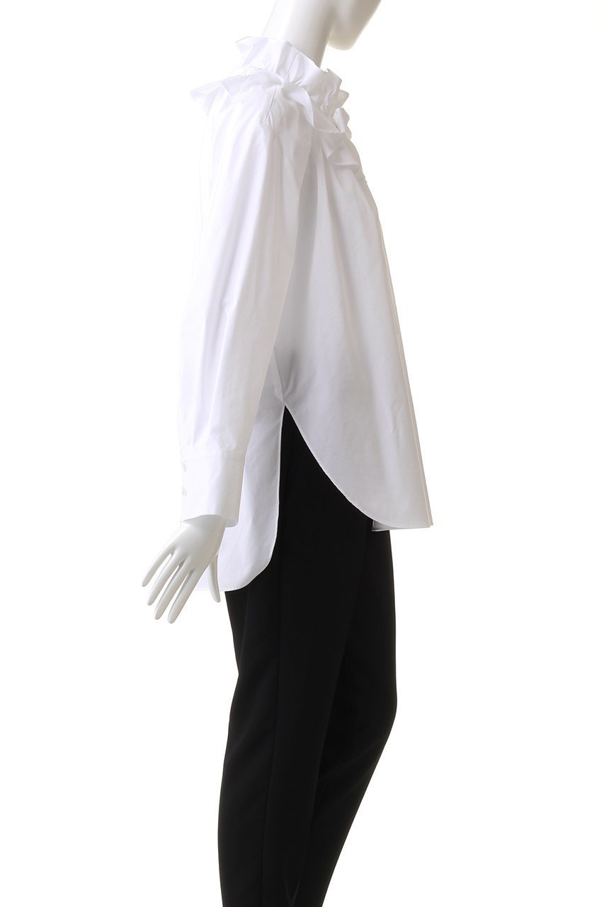 【アルアバイル/allureville】のタイプライターダブルフリルブラウス 人気、トレンドファッション・服の通販 founy(ファニー) 　ファッション　Fashion　レディースファッション　WOMEN　トップス・カットソー　Tops/Tshirt　シャツ/ブラウス　Shirts/Blouses　おすすめ　Recommend　スリーブ　Sleeve　ダブル　Double　フリル　Frills　リボン　Ribbon　ロング　Long　other-3|ID: prp329100003715081 ipo3291000000031390322