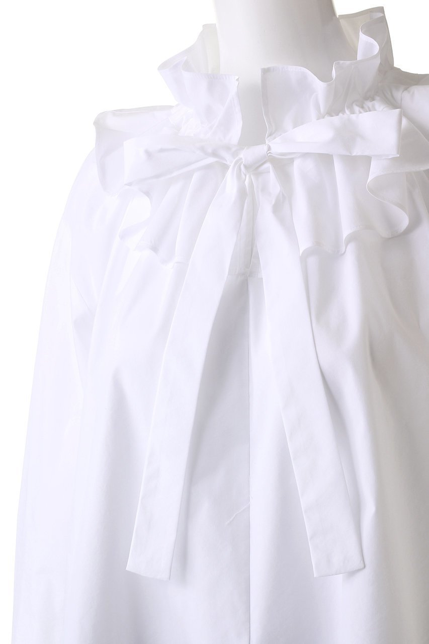 【アルアバイル/allureville】のタイプライターダブルフリルブラウス 人気、トレンドファッション・服の通販 founy(ファニー) 　ファッション　Fashion　レディースファッション　WOMEN　トップス・カットソー　Tops/Tshirt　シャツ/ブラウス　Shirts/Blouses　おすすめ　Recommend　スリーブ　Sleeve　ダブル　Double　フリル　Frills　リボン　Ribbon　ロング　Long　other-5|ID: prp329100003715081 ipo3291000000031390325