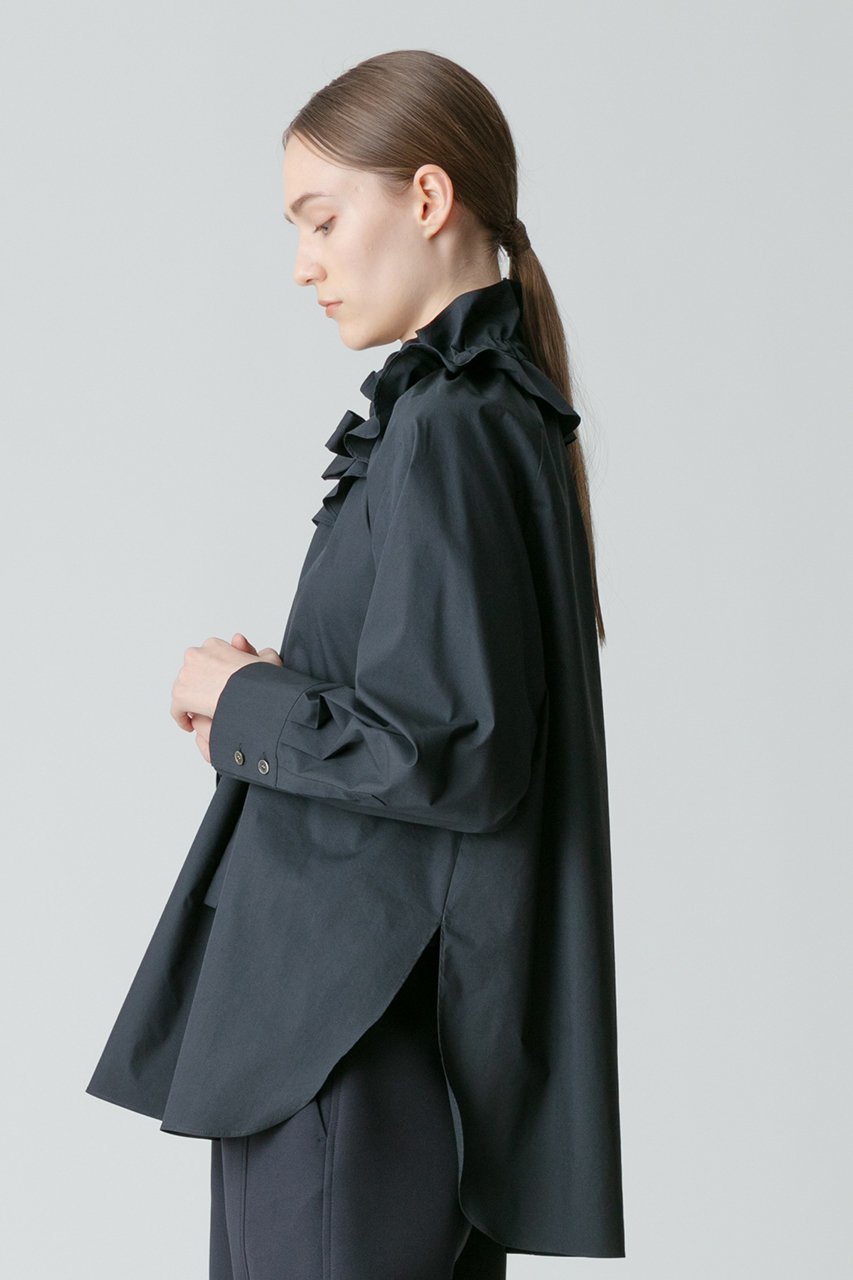 【アルアバイル/allureville】のタイプライターダブルフリルブラウス 人気、トレンドファッション・服の通販 founy(ファニー) 　ファッション　Fashion　レディースファッション　WOMEN　トップス・カットソー　Tops/Tshirt　シャツ/ブラウス　Shirts/Blouses　おすすめ　Recommend　スリーブ　Sleeve　ダブル　Double　フリル　Frills　リボン　Ribbon　ロング　Long　other-7|ID: prp329100003715081 ipo3291000000031390329